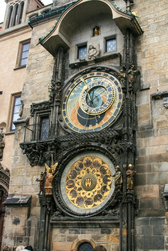 Prague Old Town Square Clock Czech Republic 011